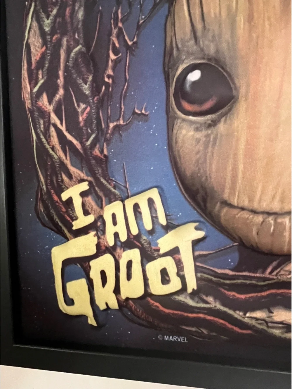 Marvel Guardians of the Galaxy Baby Groot Wall Art Canvas Print